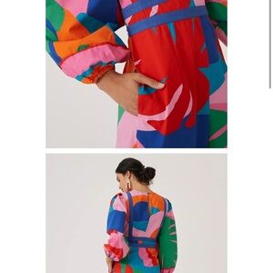 Farm Rio colorful jumpsuit medium NWT